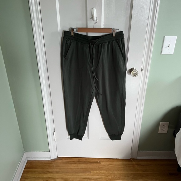 Dark Green Jogger Pants - Picture 1 of 3